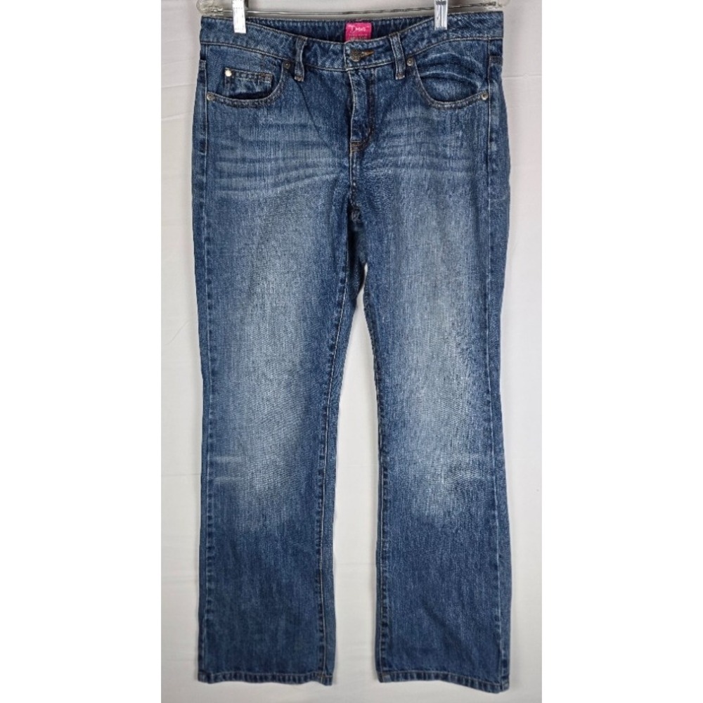 Vintage Y2K The Limited Drew‎ Jeans Sz 8 Bootcut Low Rise Embroidered Pockets